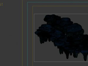 game model - seabed cliff 5 3D Model