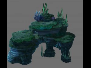 spelmodel - grot met geulbodem 3D Model