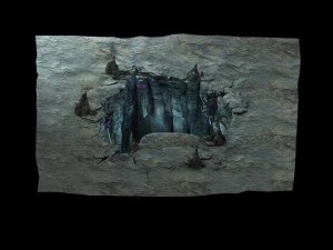 game model - heihe area lianqi cave 3D Model