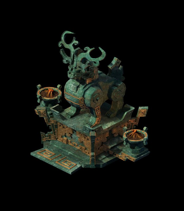 game model - prehistoric behemoth colossus Modello 3D .c4d .max .obj .3ds .fbx .stl .blend 