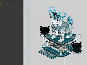 game model - prehistoric behemoth colossus Modello 3D