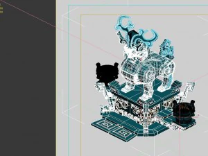 game model - prehistoric behemoth colossus 3D Model