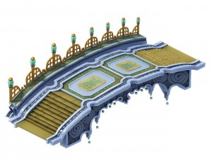 game model - magic star bridge 3D 模型