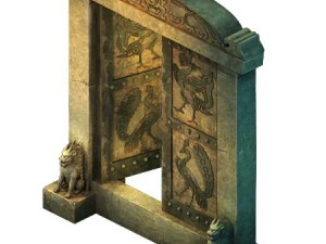 game model - imperial tombs 3D Model