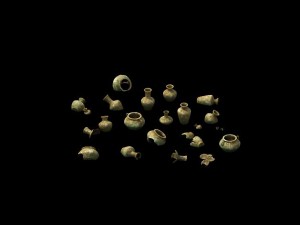 game model - imperial tombs funeral objects 3D Model