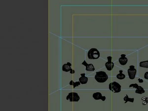 game model - imperial tombs funeral objects 3D Model