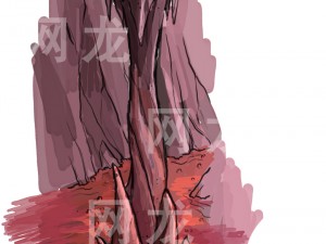 game model - the stone pillars in the volcano cave 3D Model