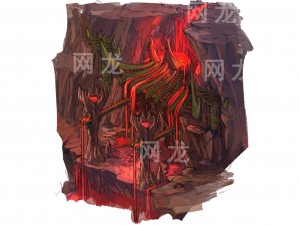game models - large buildings in the volcano 3D Model