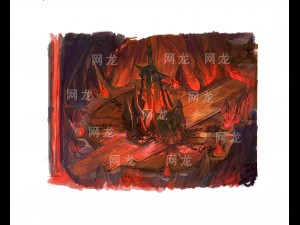 game model - the altar on the volcano Model 3D