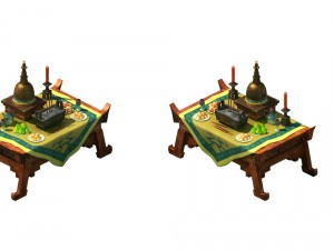 game model - altar table Modelo 3D