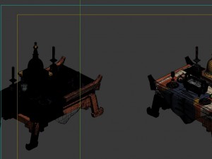 game model - altar table Modelo 3D