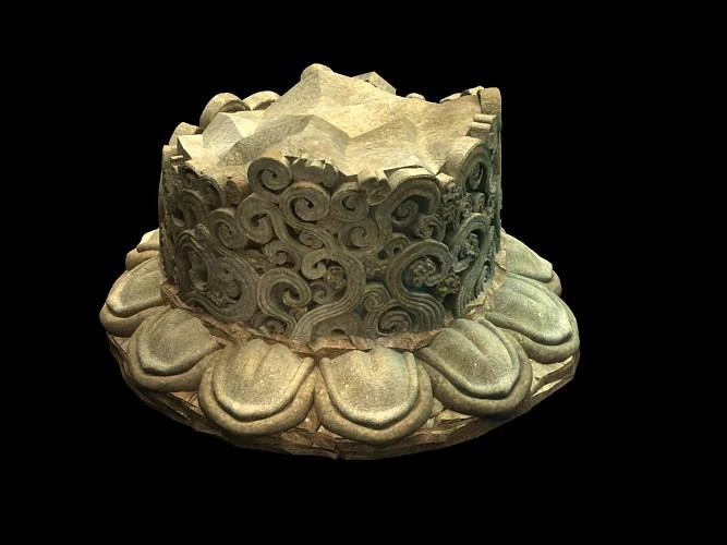 game model - kaya buddha crown 3D Model .c4d .max .obj .3ds .fbx .stl .blend