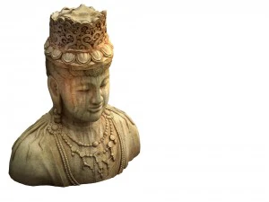 Game model - kasai buddha traces forest statue 3D Model