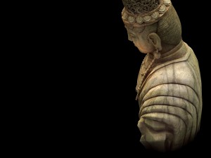 game model - kasai buddha traces forest statue 02 3Dモデル