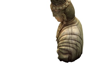 game model - kasai buddha traces forest statue 02 3D 模型