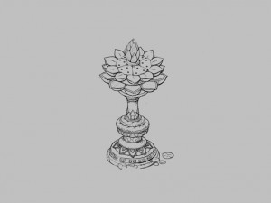 game model - kaya buddha forest buddha lights jinl 3D Model