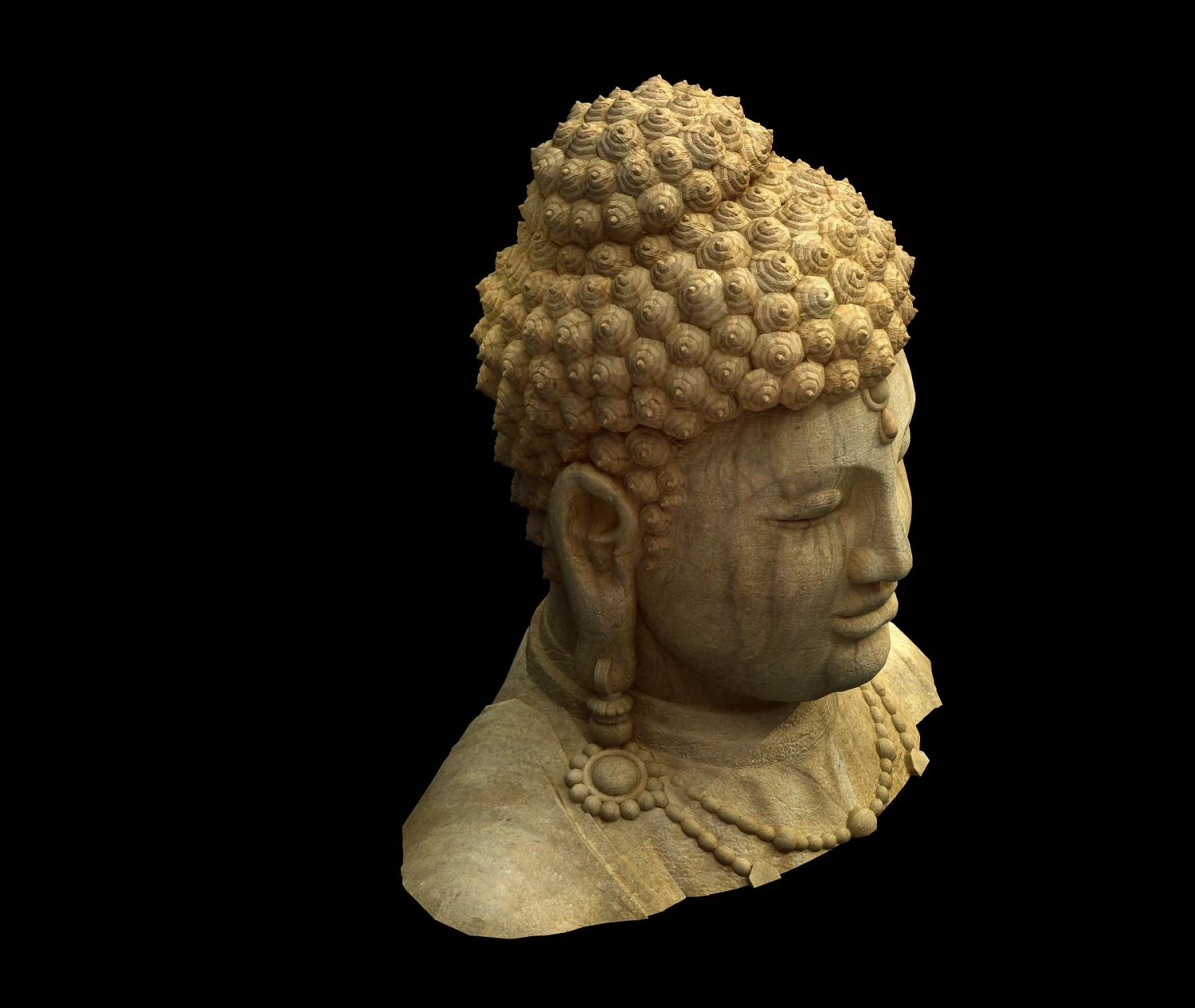 game model - kashayana buddha forest crown 2 3D Model .c4d .max .obj .3ds .fbx .stl .blend