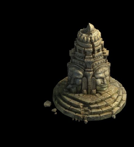 game model - kasai buddha traces forest asura magi 3D Model .c4d .max .obj .3ds .fbx .stl .blend