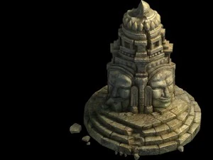 게임 모델 - Kasai Buddha가 숲을 추적합니다. Asura Magi 3D 모델