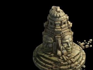 game model - kasai buddha traces forest asura magi 3D Model