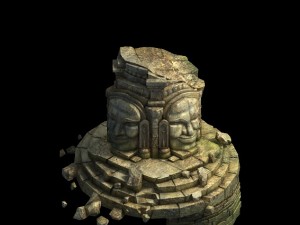 game model - kasai buddha traces forest asura magi 3D Model