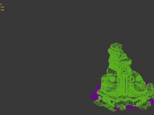 game model - kashayana buddha forest debris broken 3D Модель