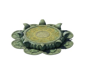 game model - kapu buddha trail forest big lotus st 3D 模型