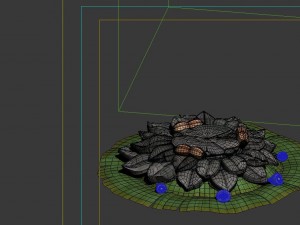 game model - kapu buddha trail forest big lotus st 3D 모델