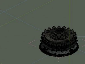 game model - kapu buddha trail forest big lotus st 3D Model