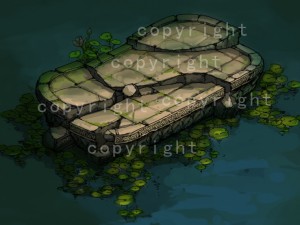 game model - kapya buddha forest big lotus block 3D मॉडल