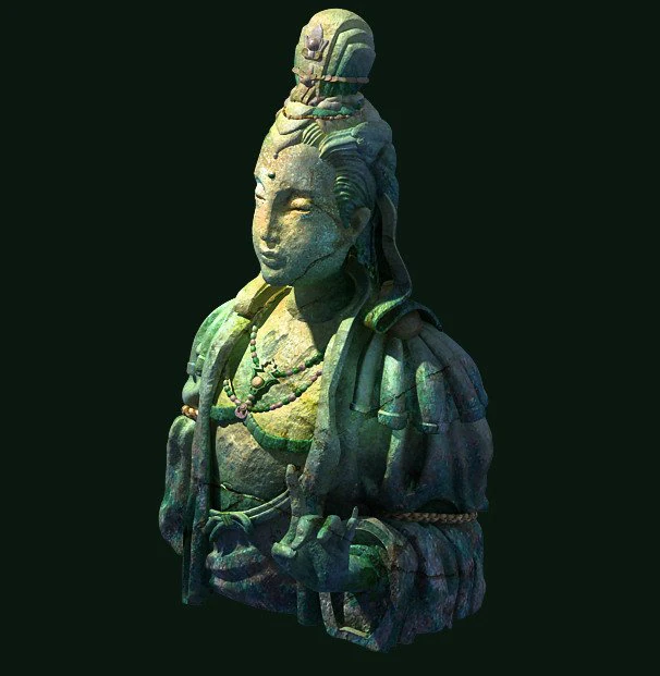 game model - buddha statue of buddha kasai 3D Model .c4d .max .obj .3ds .fbx .stl .blend 