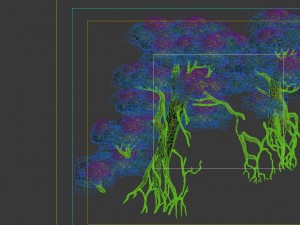 game model - kashayana buddha forest ruins tree Model 3D