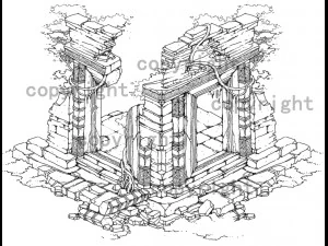 game model - kashayana buddha in the ruins of the 3D Model