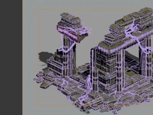 game model - kashayana buddha in the ruins of the 3D Model