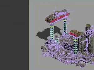 game model - kashayana buddha in the ruins of the 3D Model