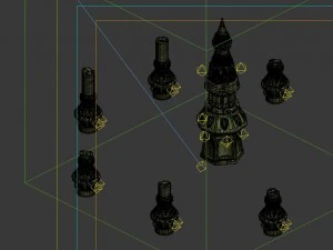 ігрова модель - кашаяна будда ліс камінь магія а 3D Модель