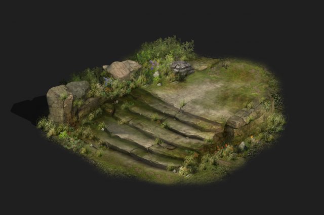 game model - kashayana trail forest hill road 3D मॉडल .c4d .max .obj .3ds .fbx .stl .blend 