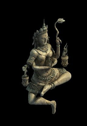 game model - kapya buddha forest law hall - statue 3D Model .c4d .max .obj .3ds .fbx .stl .blend