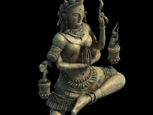 game model - kapya buddha forest law hall - statue 3D मॉडल