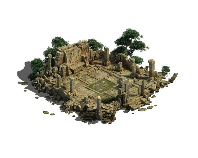 game model - kashayana buddha forest law hall alta 3D-Modell .c4d .max .obj .3ds .fbx .stl .blend 