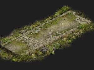 Игровая модель - Лесная тропа Будды Кашаяны 1 3D Модель