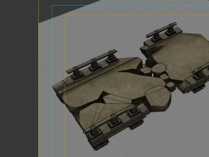 game model - kashayana buddha forest stone bridge 3D Model