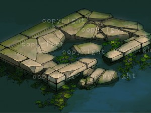 game model - kasyapa forest water platform 02 3D Model
