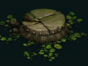 game model - kapu buddha trail forest little lotus Modèle 3D