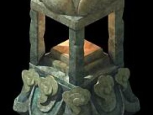 game model - kashayana buddha forest stone lamp 01 3D मॉडल
