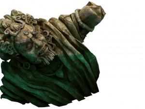game model - kashayana buddha forest water sculptu Modello 3D