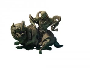 game model - kashayana buddha forest water sculptu 3D Model