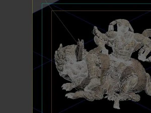 game model - kashayana buddha forest water sculptu 3D Model
