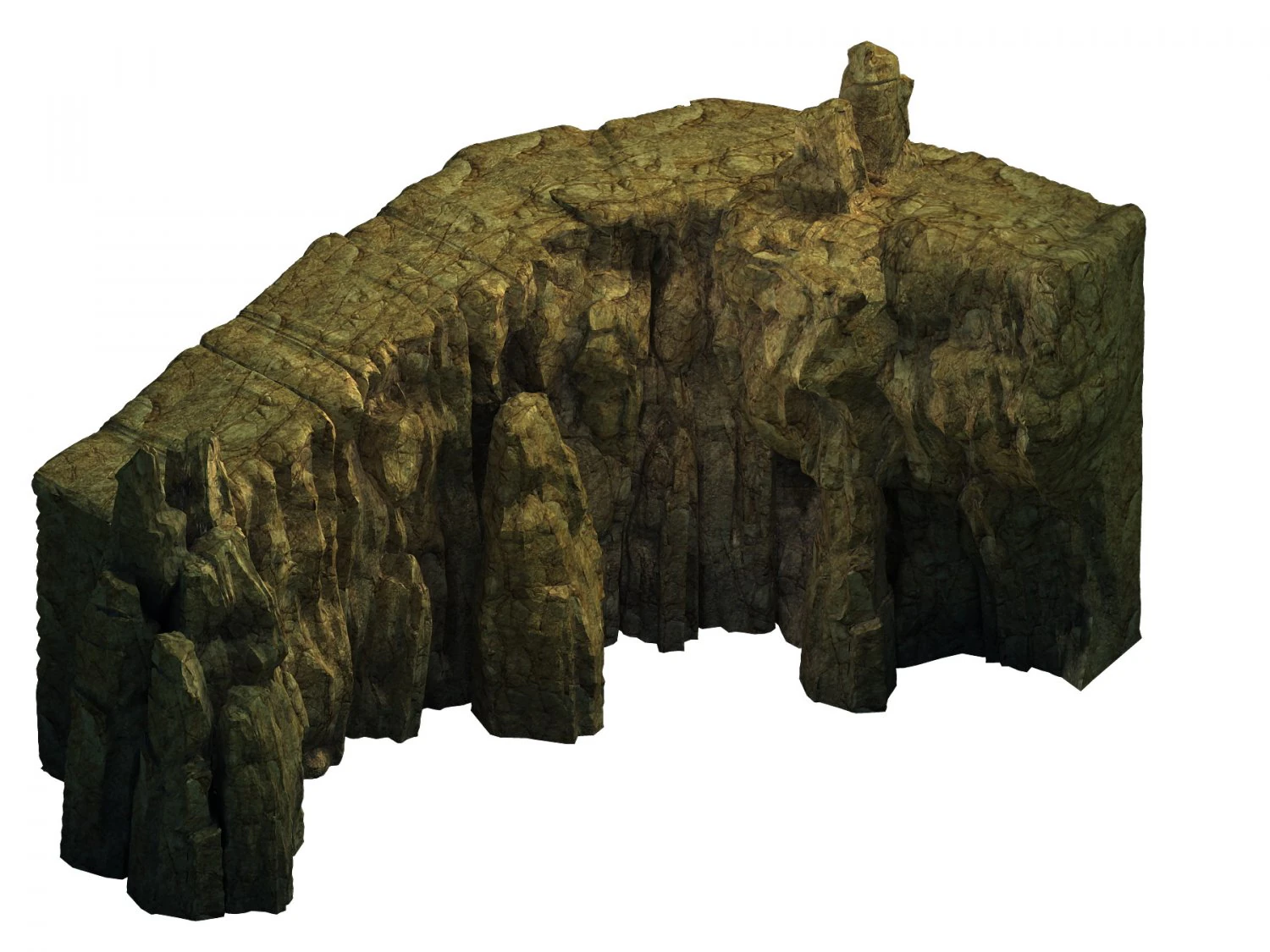 game model - buddha cliff cliffs 3D Model .c4d .max .obj .3ds .fbx .stl .blend 