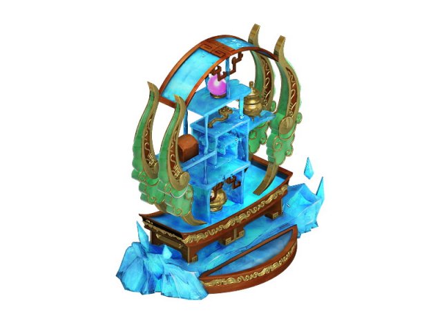 game model - furniture cabinet ice lingxian lattic Modèle 3D .c4d .max .obj .3ds .fbx .stl .blend 